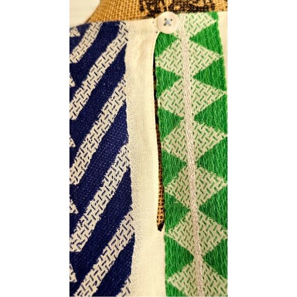 Anthropologie Verb by Pallavi Singhee Rhapsody Embroidered Cotton Blouse Sz XS - Picture 6 of 10